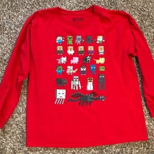 Minecraft long sleeve t-shirt